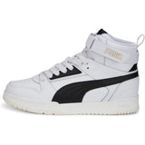 Puma Kids Rbd Game Jr Shoes In White & Black