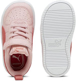 Puma Kids Rickie Ac+ Ps Shoes In Peach And White