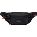 Replay Mens Fm3699 Waist Bag In Black