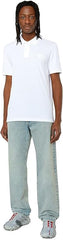 Diesel Mens White Polo Shirt