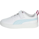 Puma Girls Infants Rickie Ac+ Sneakers In White/Icy Blue/Dark Pink