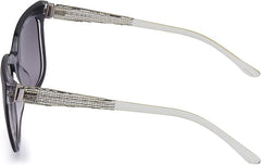 Hugo Boss Black Frame Sunglasses For Women In Crystal