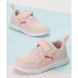 Puma Kids Fun Racer Ac Shoes In White & Pink
