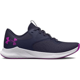 Under Armour Womens Charger Aurora 2 Sneakers In Grey/Navy