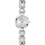 Guess Ladies Analogue Silver Tone Watch