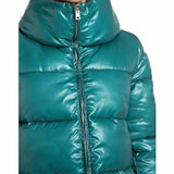 Replay Womens Puffer Jacket In Teal