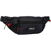 Replay Mens Fm3699 Waist Bag In Black