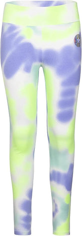 Converse Girls Tie Dye High Leggings In Light Dew
