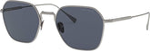 Giorgio Armani Sunglasses In Matte Silver