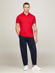Tommy Hilfiger Liquid Cotton Essential Reg Polo Red