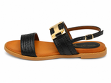 Butterfly Feet Ladies Ellie 14 Ladies Sandals In Black