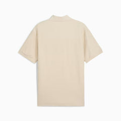 Puma Mens Ess Small Logo Pique Golfers In Cream
