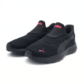 Puma Mens Softride Cosmic Sliptech Shoes In Black and Red