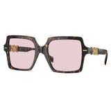 Versace Square Womens Sunglasses In Tortoise