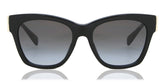 Michael Kors Womens Empire Square Sunglasses In Black