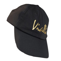Vialli Mens Plain Cap In Black