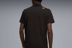 Puma Mens Mclaren Logo Polo Shirt In Black