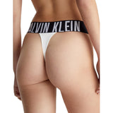 Calvin Klein High Leg Thong In White