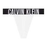 Calvin Klein High Leg Thong In White