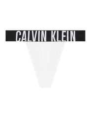 Calvin Klein High Leg Thong In White
