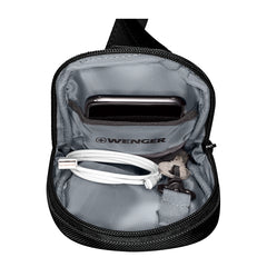 Wenger XE Compact Crossbody Mono Sling Bag In Black