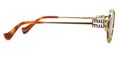 Miu Miu Womens Gold Sunglasses