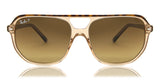 Ray-Ban Bill One Rb2205 1292M2 60 Unisex Sunglasses In Transparent Brown