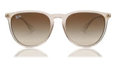 Ray-Ban Erika Rb4171 67441354 Womens Sunglasses In Transparent Light Brown