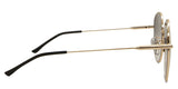 Gucci Womens Round Framed Sunglasses In Gold