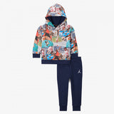 Nike D395 Mj Brklyn Aop Ft Po Set Navy
