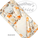 Mother's Choice Unisex Kiddies Pillow & Blanket Fox & Owl In Cream Multi