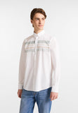 Harmont & Blaine Mens Shirt In White Multi