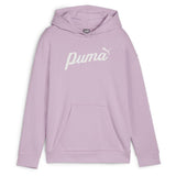 Puma Kids Ess+ Script Hoodie TR In Grape