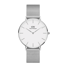 Daniel Wellington womans Petite Sterling White
