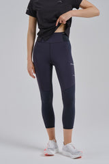 Anta Womens Racing Challenge Tights In Dark Grey
