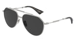 Dolce & Gabbana Black And Silver Sunglasses DG2302