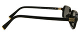 Miu Miu Womens Regard Sunglasses In Black