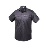 Boerboel Mens Kalahari Shirt In Charcoal
