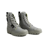 Palladuim Womens Pampa Hi Overcush Shoes In Soft Green
