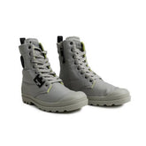 Palladuim Womens Pampa Hi Overcush Shoes In Soft Green