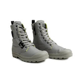 Palladuim Womens Pampa Hi Overcush Shoes In Soft Green