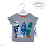Mother's Choice Boys catch The Waves Piece Set In Grey