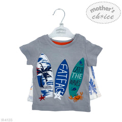 Mother's Choice Boys catch The Waves Piece Set In Grey
