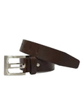 Vialli Mens Collovati Leather Belt In Brown