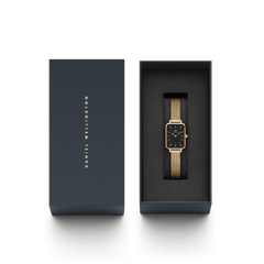 Daniel Wellington Quadro Evergold Watch In Gold