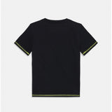 Guess Boys Print T-Shirt in Black