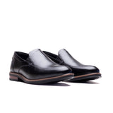 Nunn Bush Mens Calderone Black Moc Toe Shoes