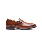 Nunn Bush Mens Calderone Cognac Moc Toe Shoes