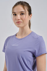 Anta Womens Advanced Running T-Shirt In Purple