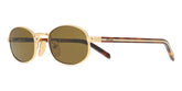 Prada Sunglasses In Gold And Tortoiseshell For Womens